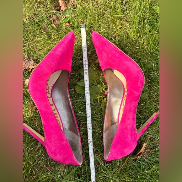 Pointed Toe Pump Suede High Heels 6 Pink - Picture 6 of 15